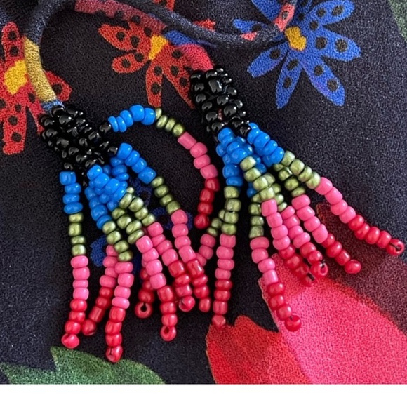 Farm Rio Black Banana Sky
Mini Dress Colorful Floral Dress Size Small NWT - Picture 5 of 14